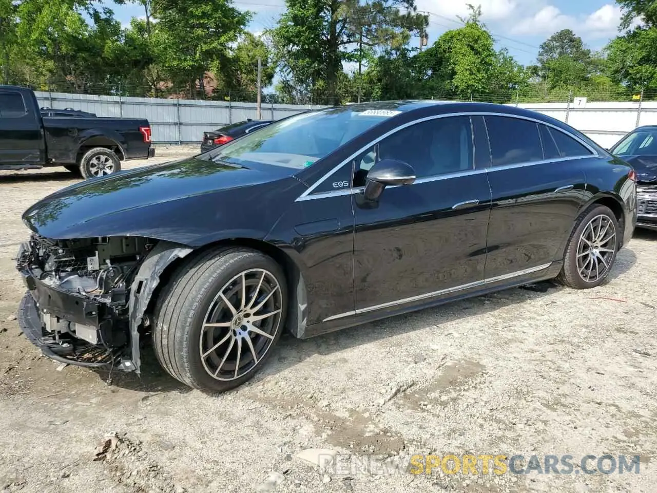1 fotografías del automóvil dañado W1KCG2DB5NA017920 MERCEDES-BENZ EQS SEDAN 2022