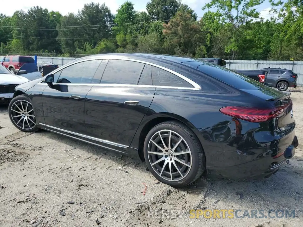 2 fotografías del automóvil dañado W1KCG2DB5NA017920 MERCEDES-BENZ EQS SEDAN 2022