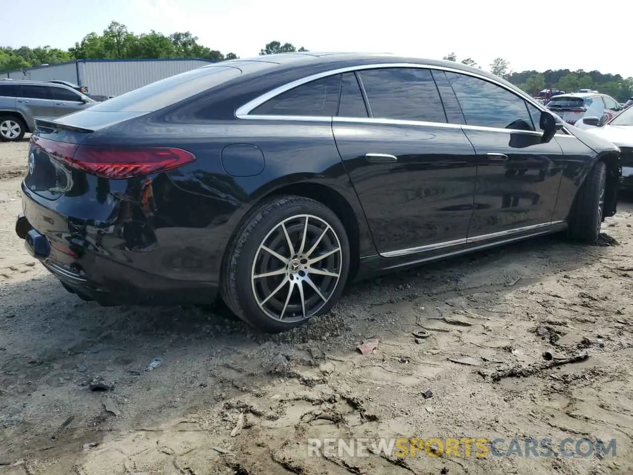 3 fotografías del automóvil dañado W1KCG2DB5NA017920 MERCEDES-BENZ EQS SEDAN 2022