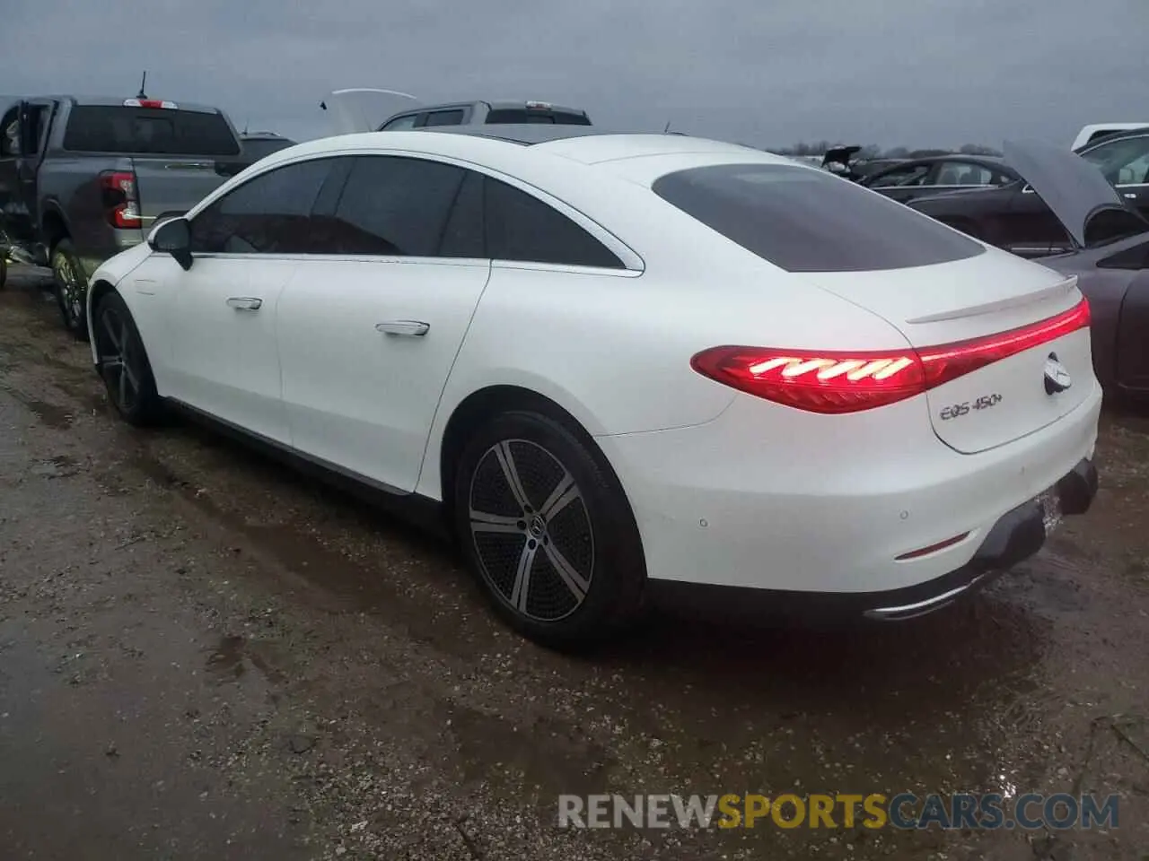 2 fotografías del automóvil dañado W1KCG2DB6NA000592 MERCEDES-BENZ EQS SEDAN 2022