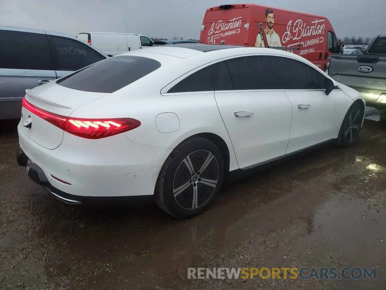 3 fotografías del automóvil dañado W1KCG2DB6NA000592 MERCEDES-BENZ EQS SEDAN 2022