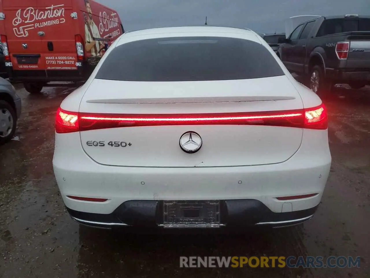 6 fotografías del automóvil dañado W1KCG2DB6NA000592 MERCEDES-BENZ EQS SEDAN 2022