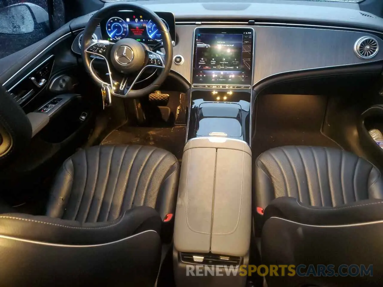 8 fotografías del automóvil dañado W1KCG2DB6NA000592 MERCEDES-BENZ EQS SEDAN 2022