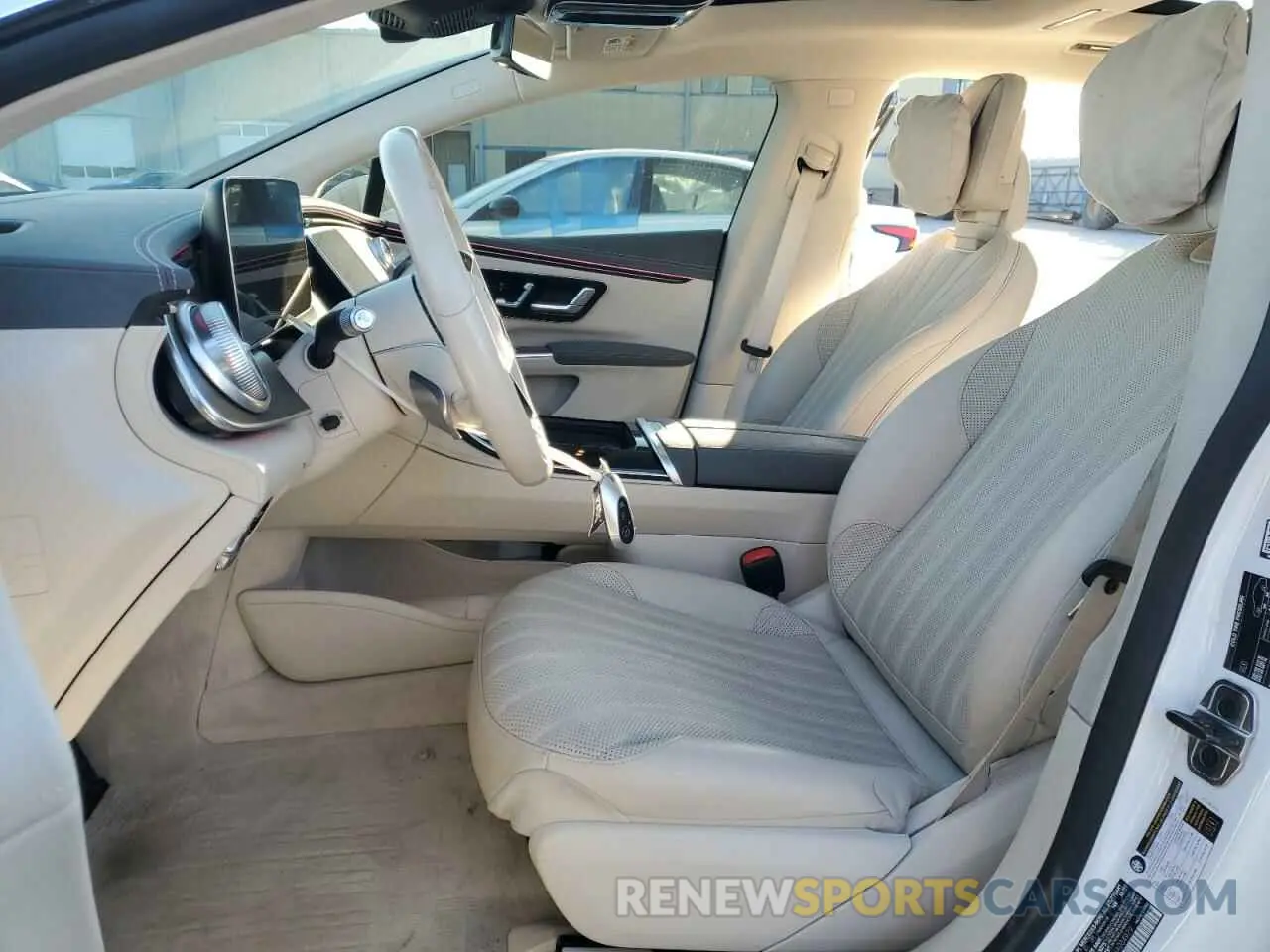 7 fotografías del automóvil dañado W1KCG2DB6NA004979 MERCEDES-BENZ EQS SEDAN 2022
