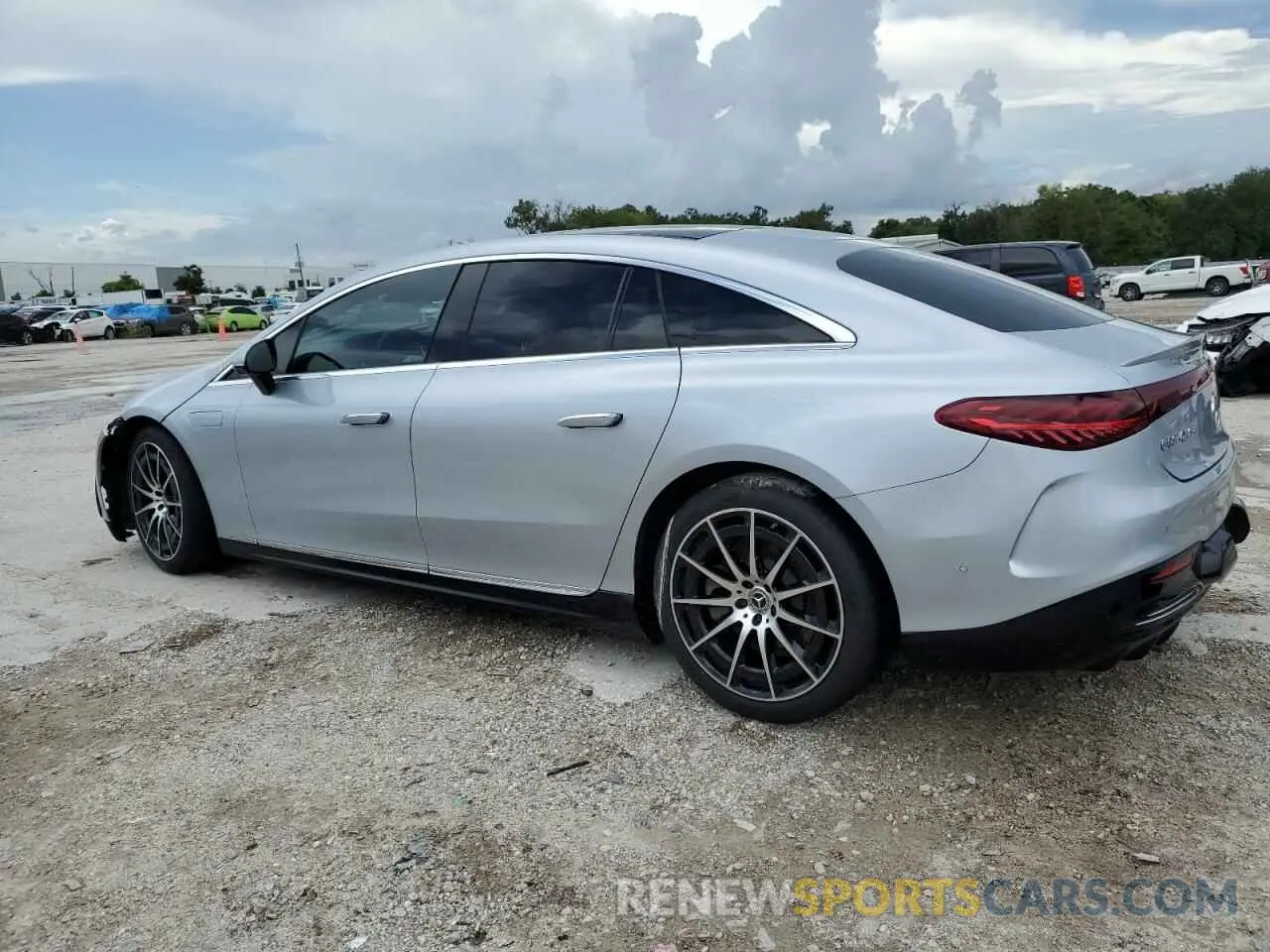 2 fotografías del automóvil dañado W1KCG2DB7NA005218 MERCEDES-BENZ EQS SEDAN 2022