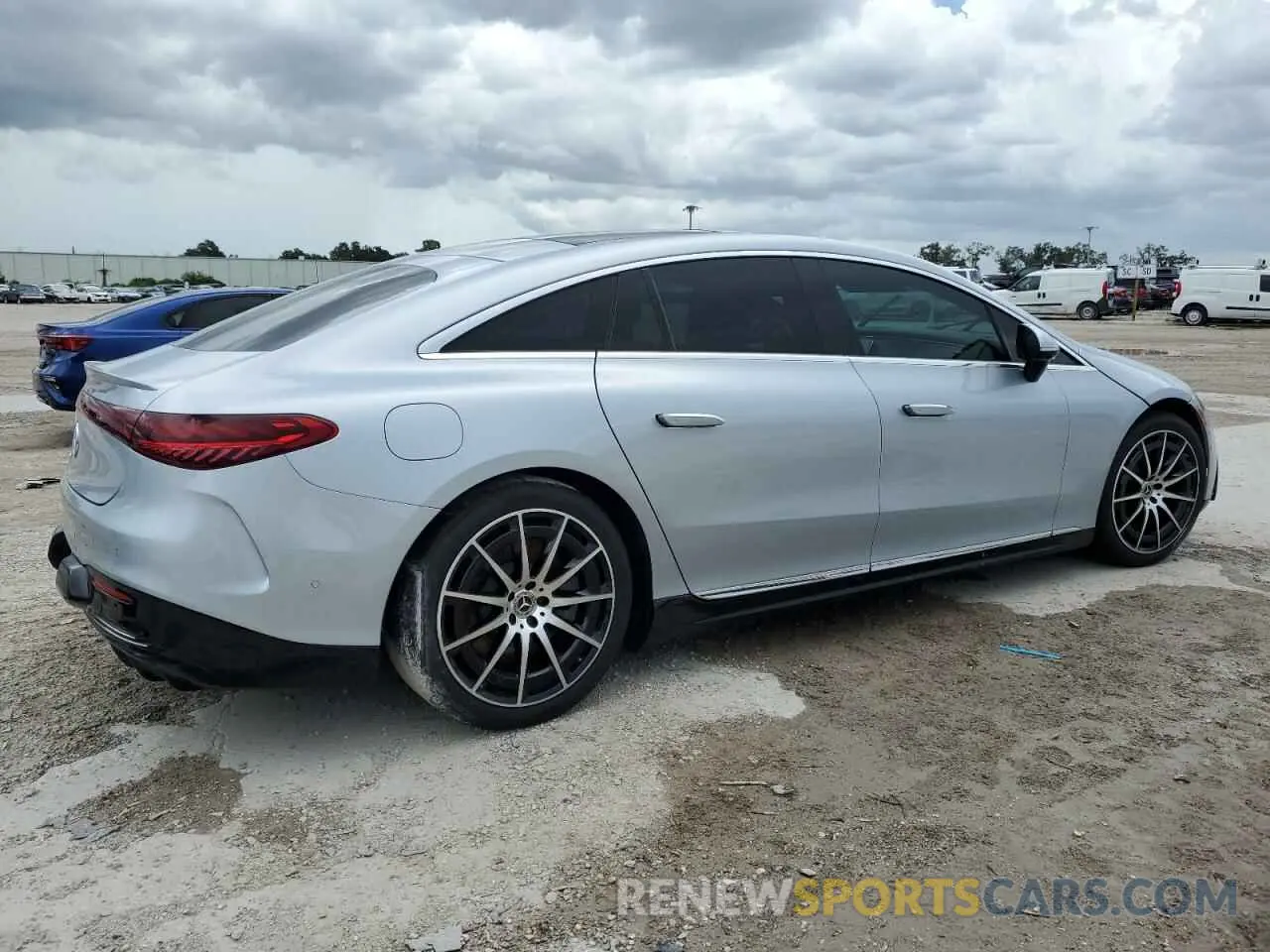 3 fotografías del automóvil dañado W1KCG2DB7NA005218 MERCEDES-BENZ EQS SEDAN 2022