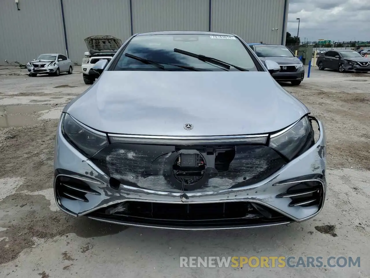 5 fotografías del automóvil dañado W1KCG2DB7NA005218 MERCEDES-BENZ EQS SEDAN 2022