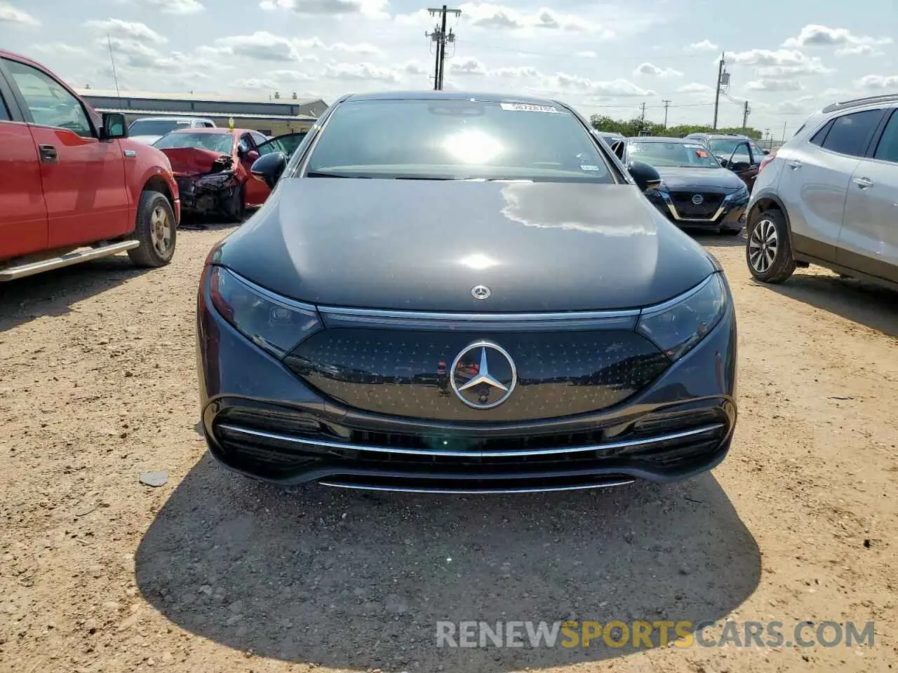 5 fotografías del automóvil dañado W1KCG2DB7NA013917 MERCEDES-BENZ EQS SEDAN 2022