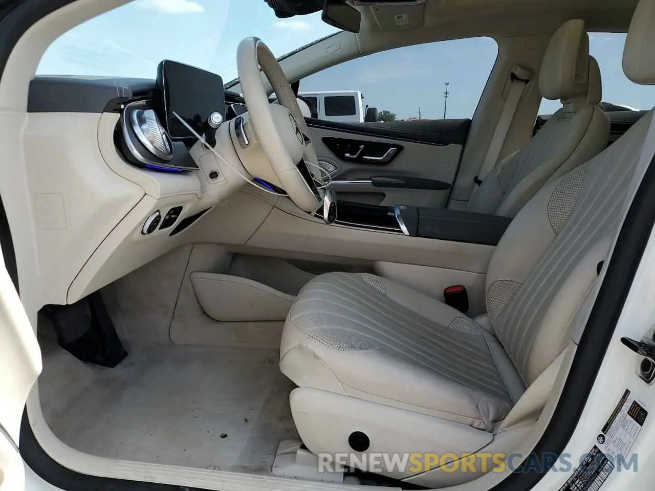 7 fotografías del automóvil dañado W1KCG2DB9NA005009 MERCEDES-BENZ EQS SEDAN 2022