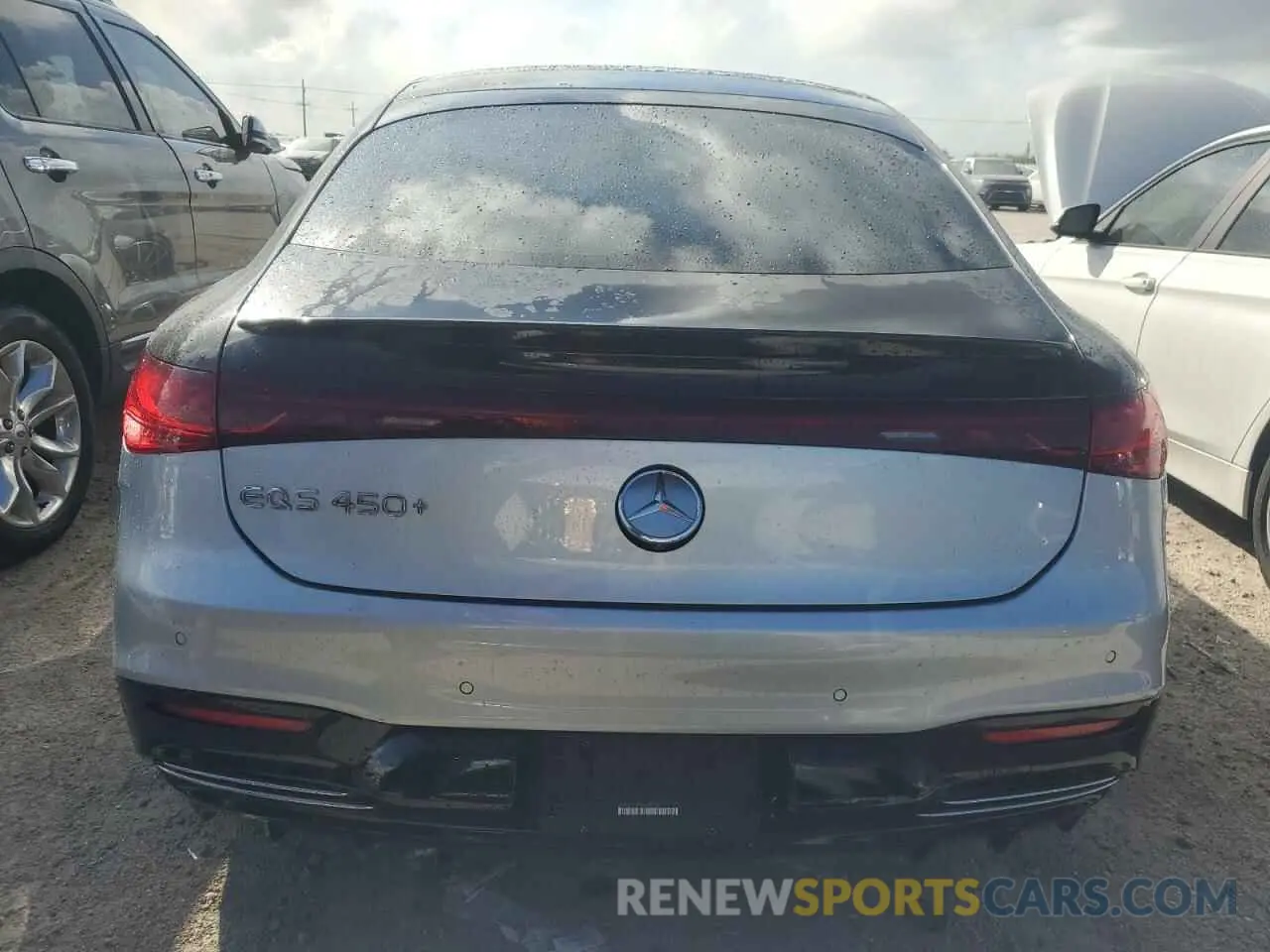6 fotografías del automóvil dañado W1KCG2DB9NA005799 MERCEDES-BENZ EQS SEDAN 2022