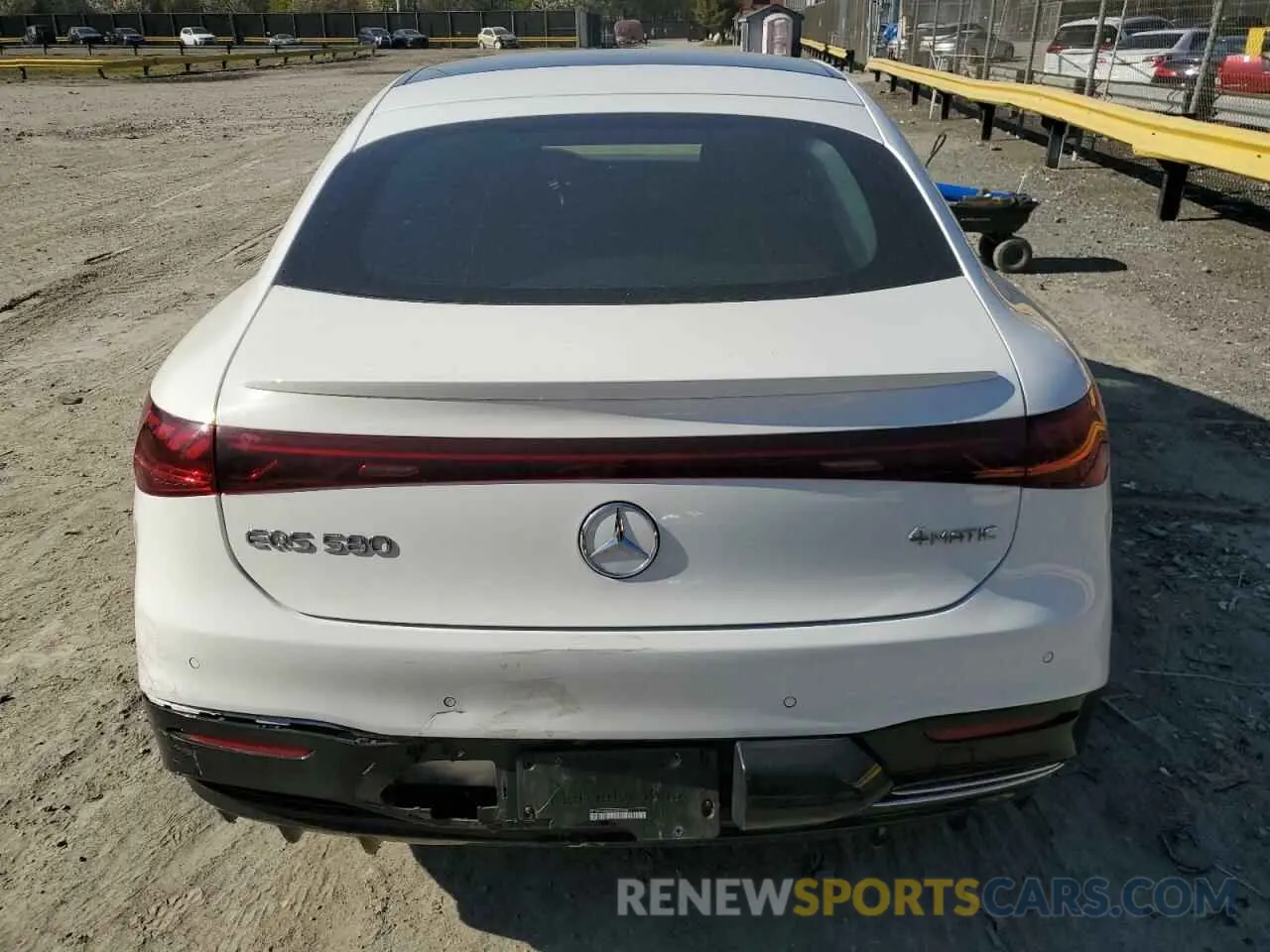 6 fotografías del automóvil dañado W1KCG4EB0NA020878 MERCEDES-BENZ EQS SEDAN 2022