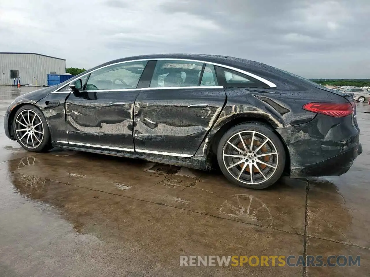 2 fotografías del automóvil dañado W1KCG4EB2NA018274 MERCEDES-BENZ EQS SEDAN 2022