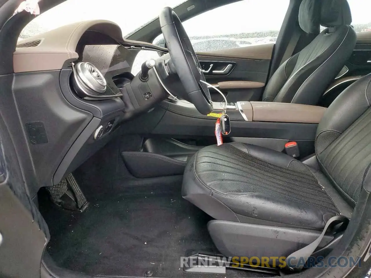 7 fotografías del automóvil dañado W1KCG4EB2NA018274 MERCEDES-BENZ EQS SEDAN 2022