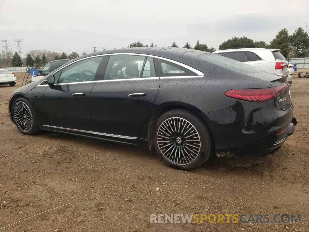 2 fotografías del automóvil dañado W1KCG4EB4NA020916 MERCEDES-BENZ EQS SEDAN 2022