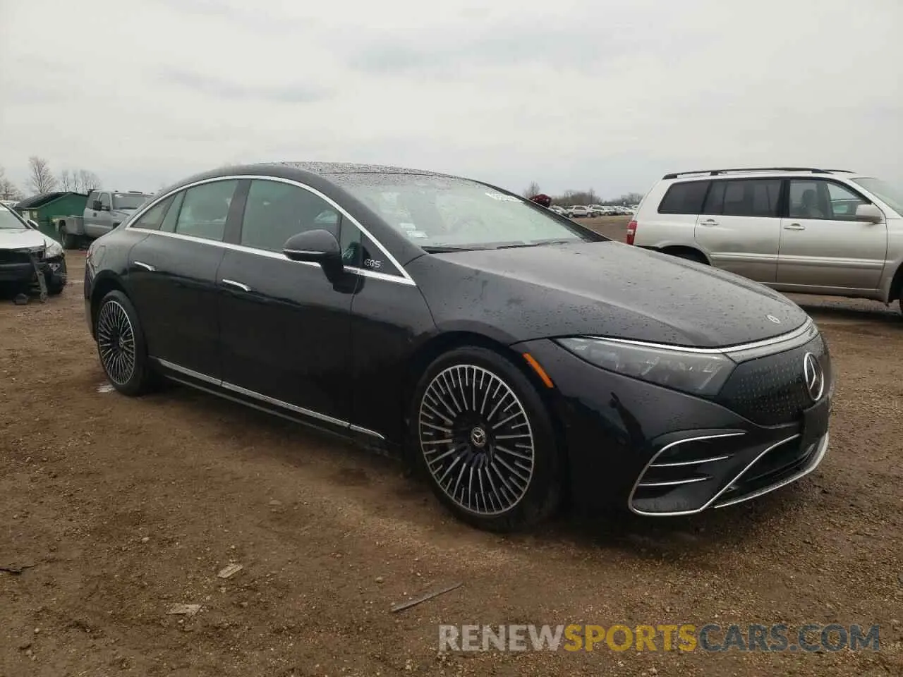 4 fotografías del automóvil dañado W1KCG4EB4NA020916 MERCEDES-BENZ EQS SEDAN 2022