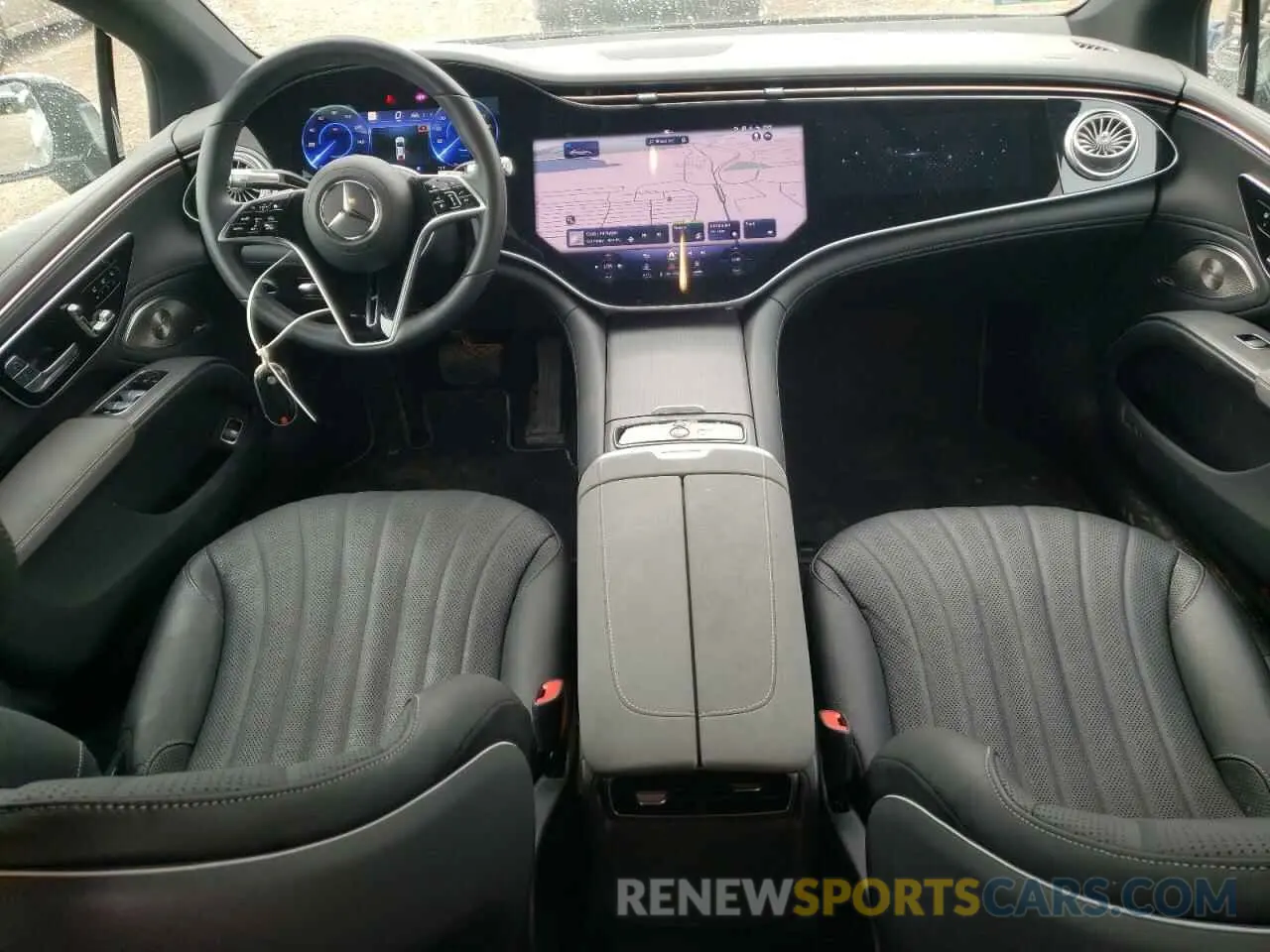 8 fotografías del automóvil dañado W1KCG4EB4NA020916 MERCEDES-BENZ EQS SEDAN 2022