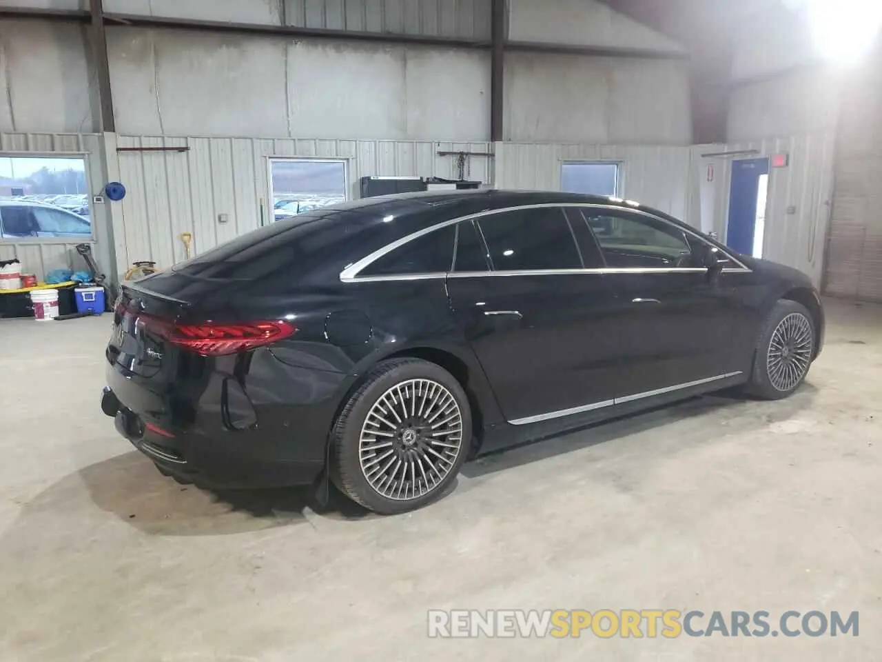 3 fotografías del automóvil dañado W1KCG4EB8NA020966 MERCEDES-BENZ EQS SEDAN 2022