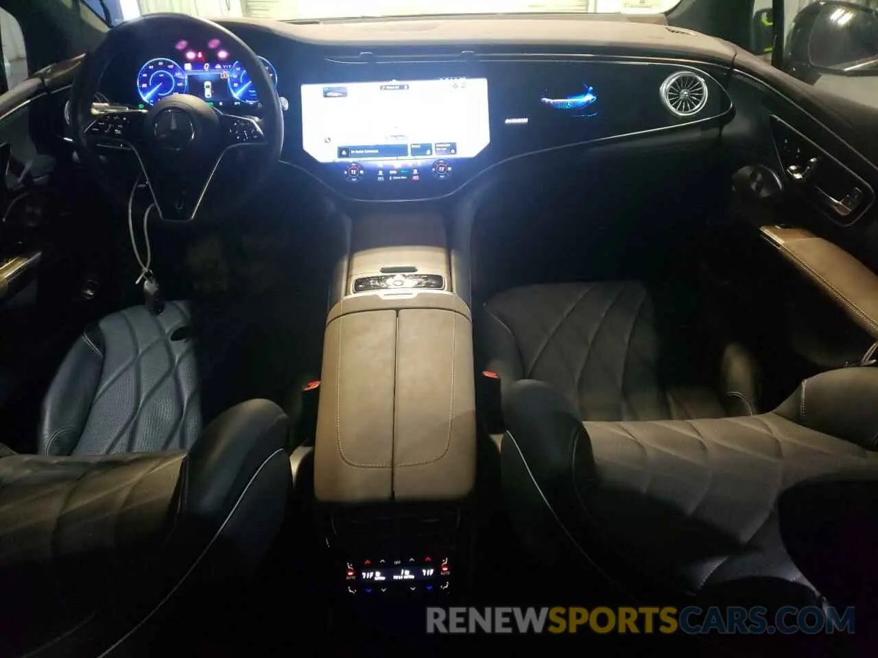 8 fotografías del automóvil dañado W1KCG4EB8NA020966 MERCEDES-BENZ EQS SEDAN 2022