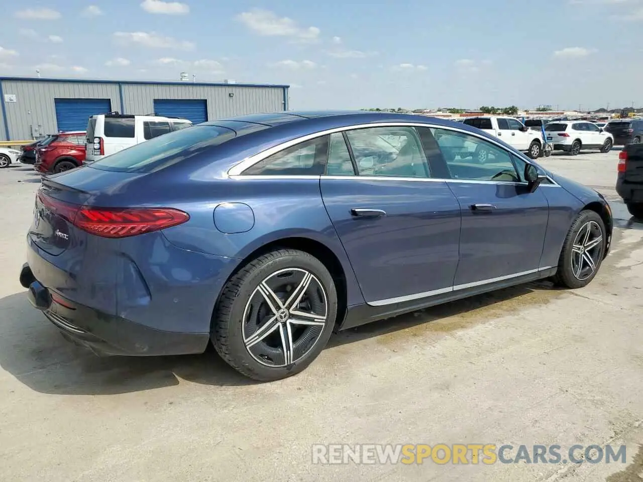 3 fotografías del automóvil dañado W1KCG4EB8NA021793 MERCEDES-BENZ EQS SEDAN 2022