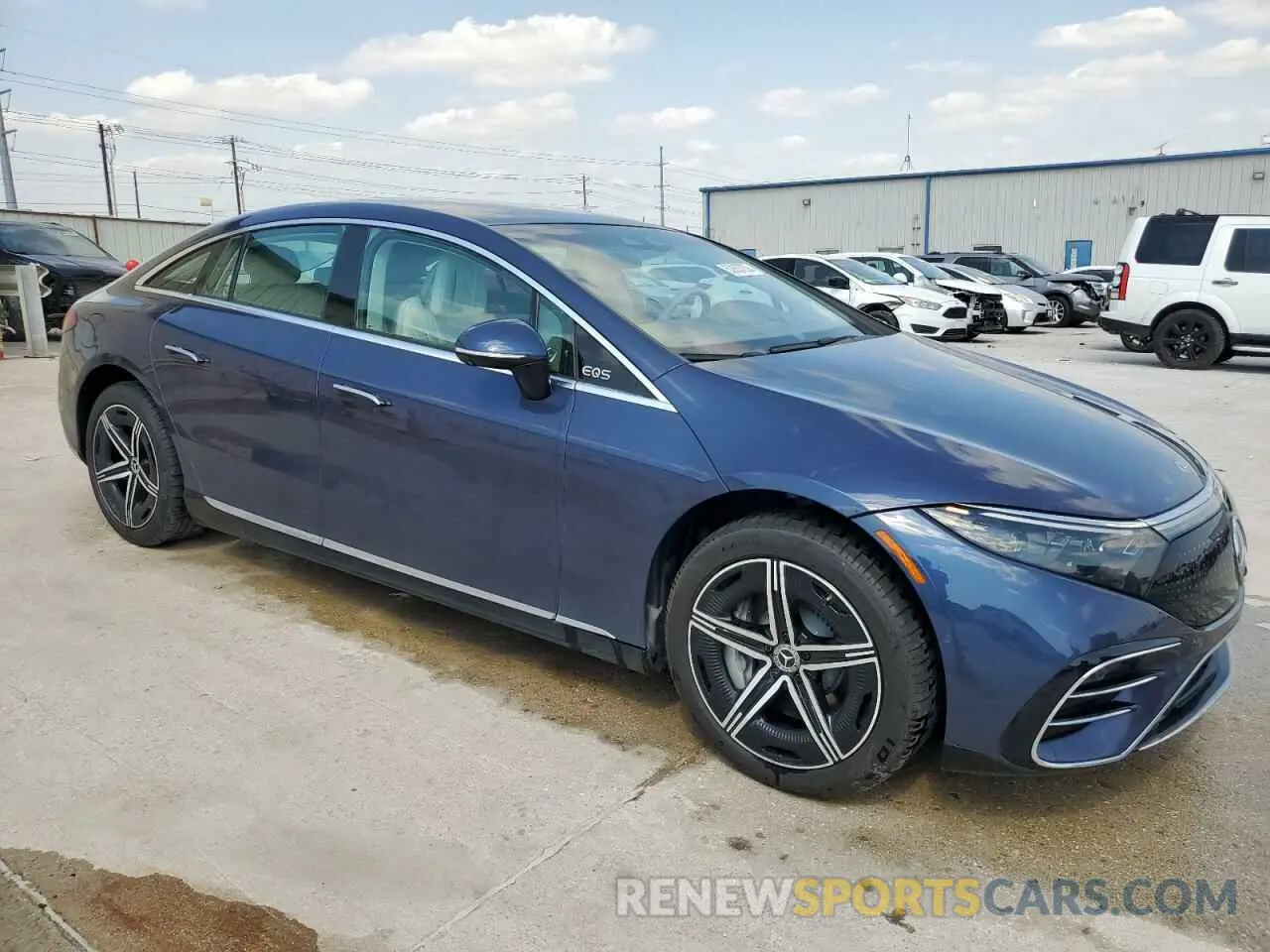 4 fotografías del automóvil dañado W1KCG4EB8NA021793 MERCEDES-BENZ EQS SEDAN 2022