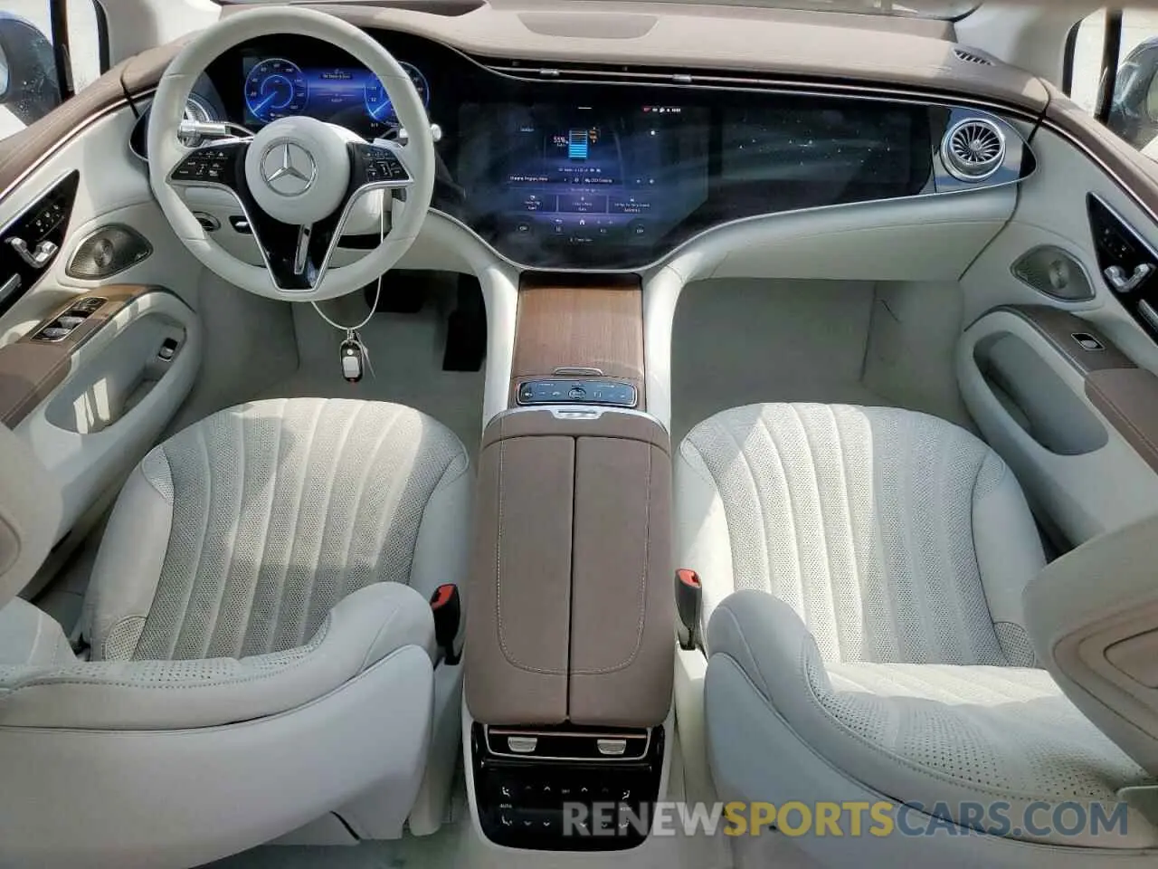8 fotografías del automóvil dañado W1KCG4EB8NA021793 MERCEDES-BENZ EQS SEDAN 2022