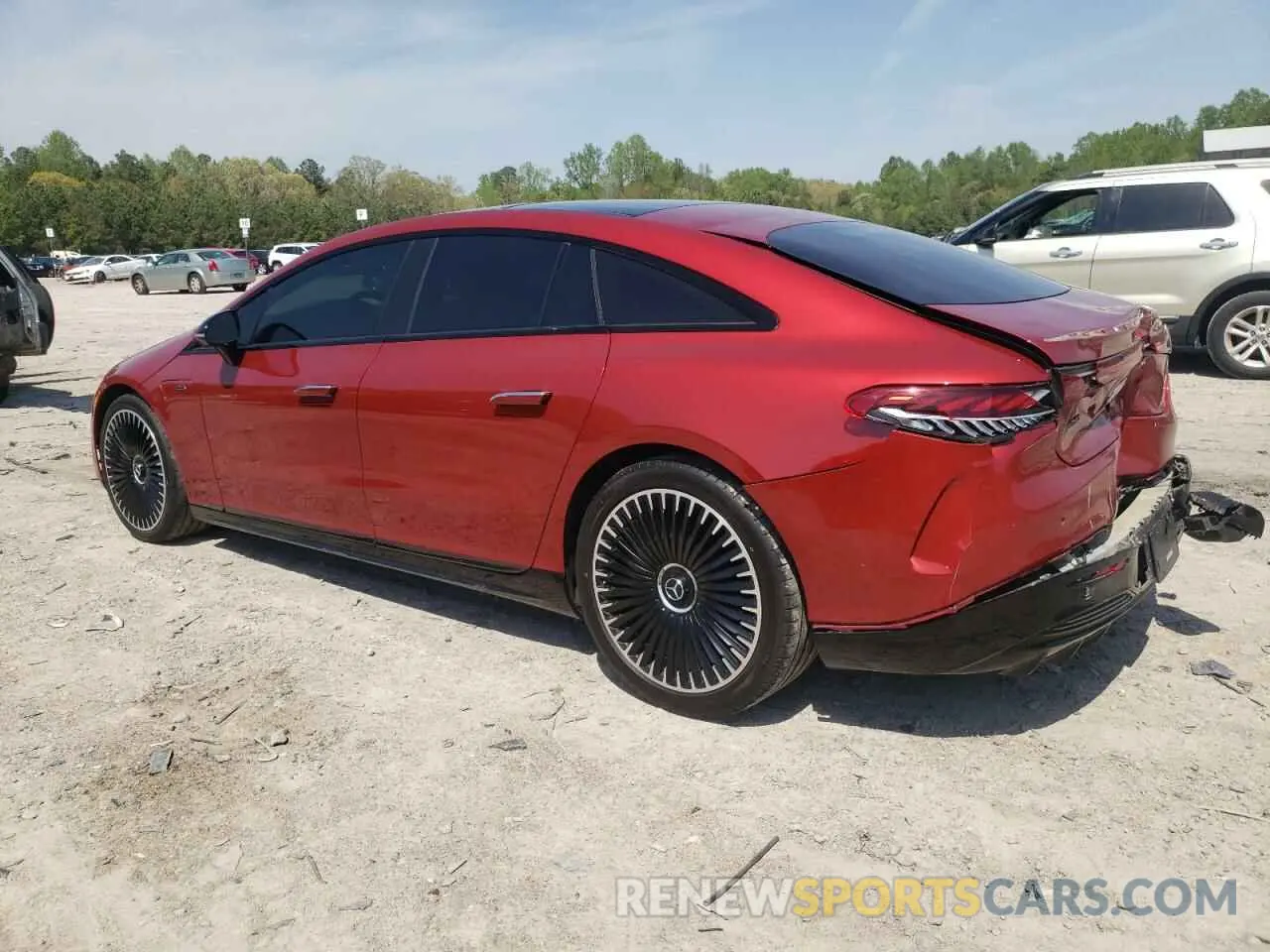 2 fotografías del automóvil dañado W1KCG5FB1NA009022 MERCEDES-BENZ EQS SEDAN 2022