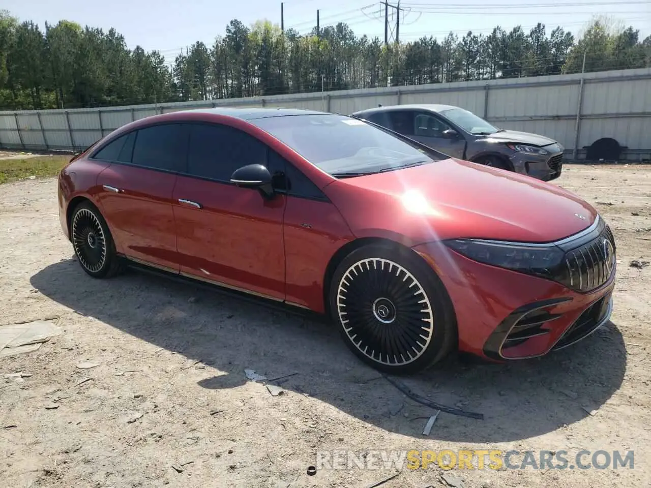 4 fotografías del automóvil dañado W1KCG5FB1NA009022 MERCEDES-BENZ EQS SEDAN 2022