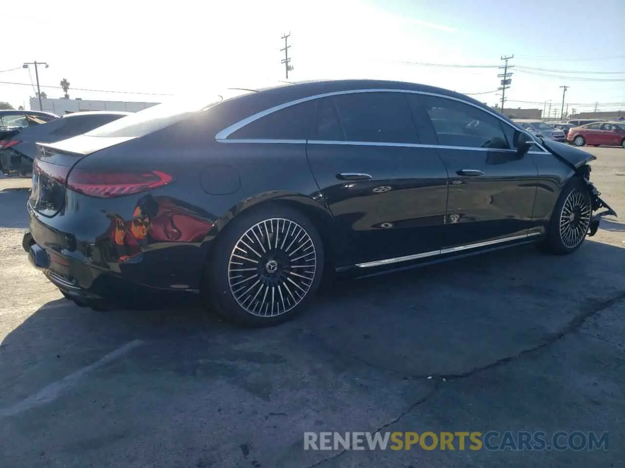 3 fotografías del automóvil dañado W1KCG2DB2PA033091 MERCEDES-BENZ EQS SEDAN 2023