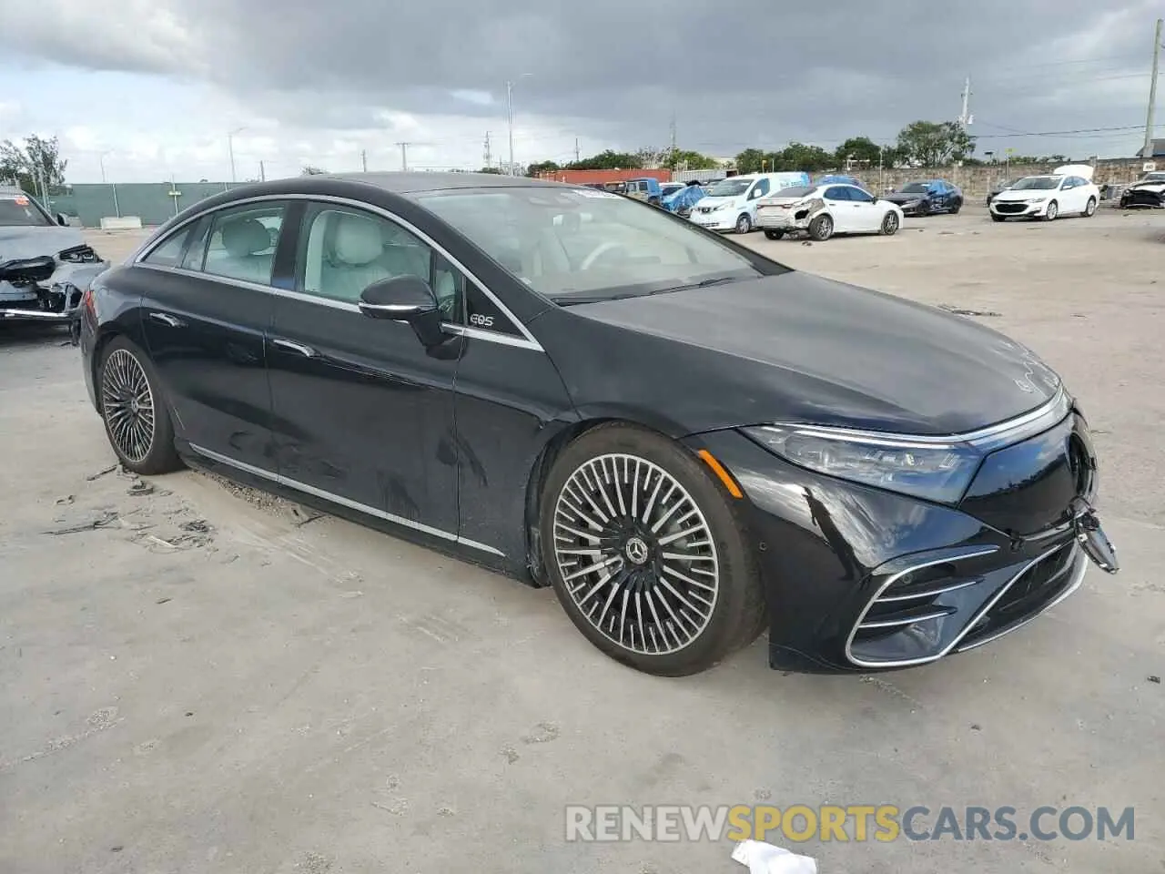 4 fotografías del automóvil dañado W1KCG2DB2PA034984 MERCEDES-BENZ EQS SEDAN 2023