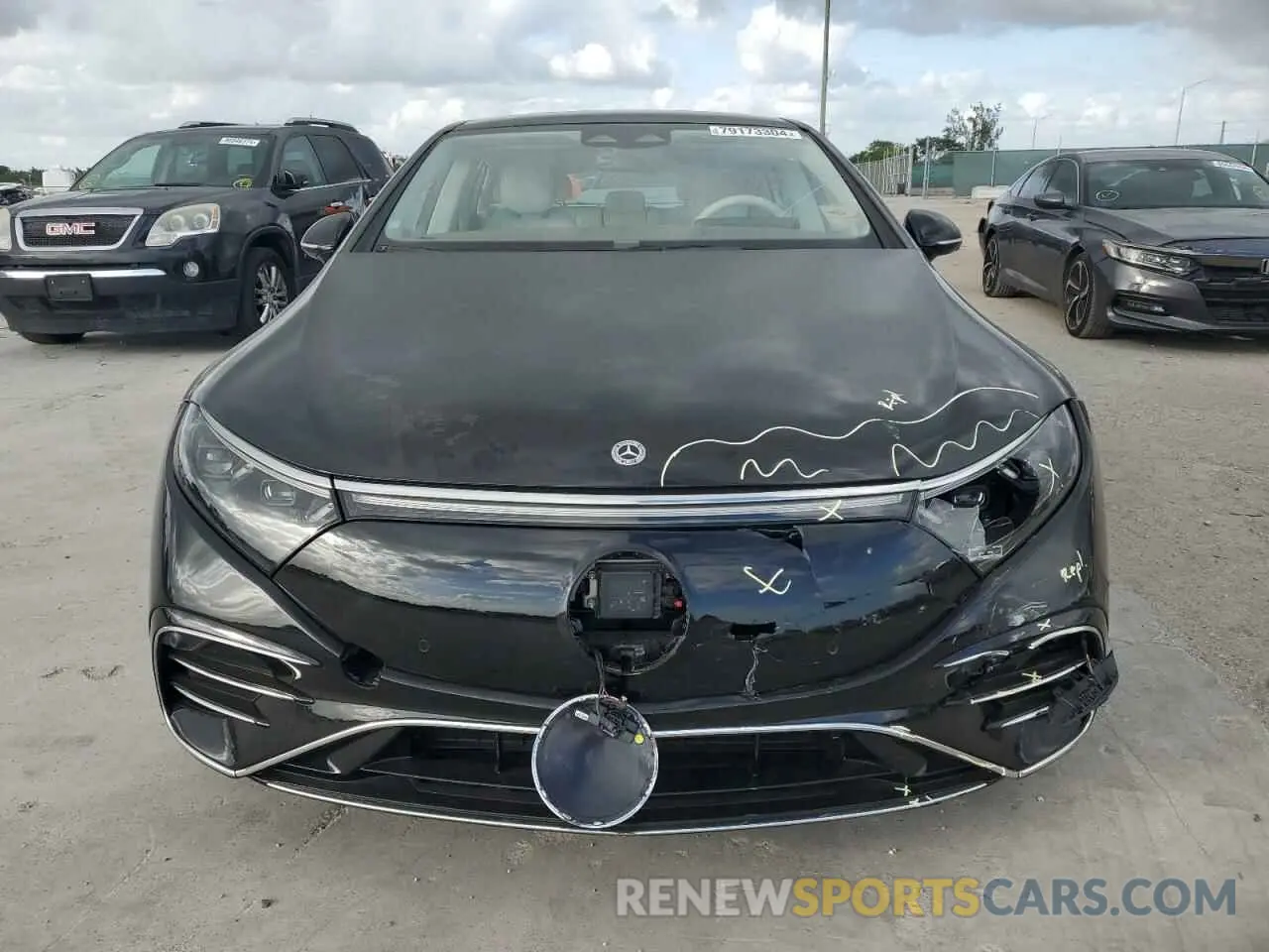 5 fotografías del automóvil dañado W1KCG2DB2PA034984 MERCEDES-BENZ EQS SEDAN 2023