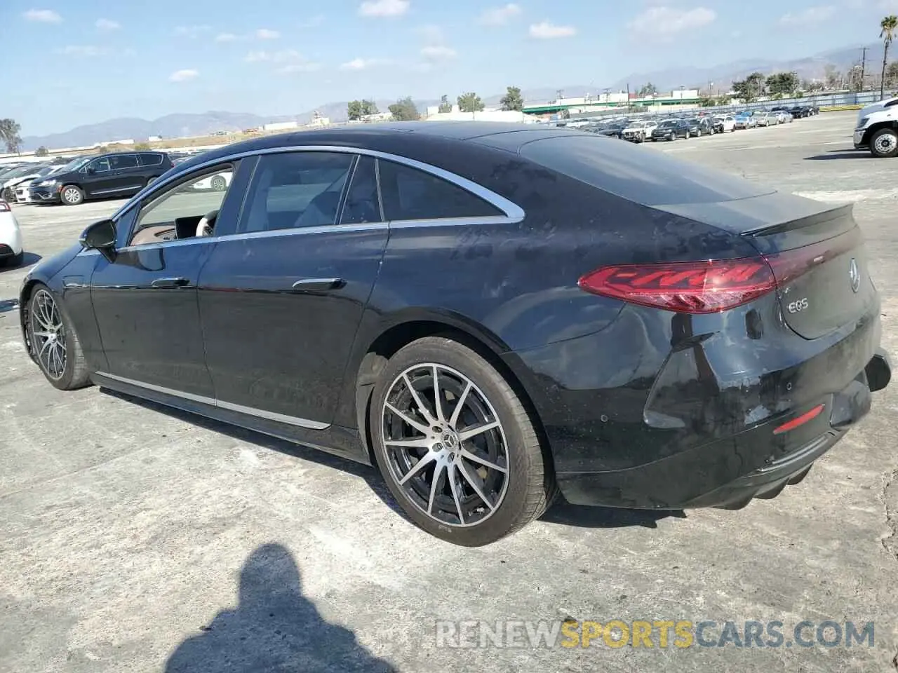 2 fotografías del automóvil dañado W1KCG2DB4PA033450 MERCEDES-BENZ EQS SEDAN 2023