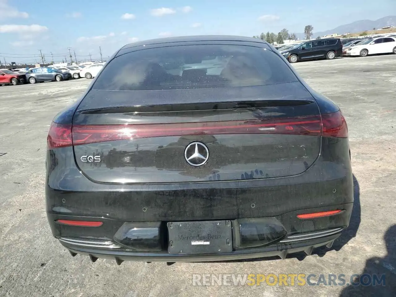 6 fotografías del automóvil dañado W1KCG2DB4PA033450 MERCEDES-BENZ EQS SEDAN 2023