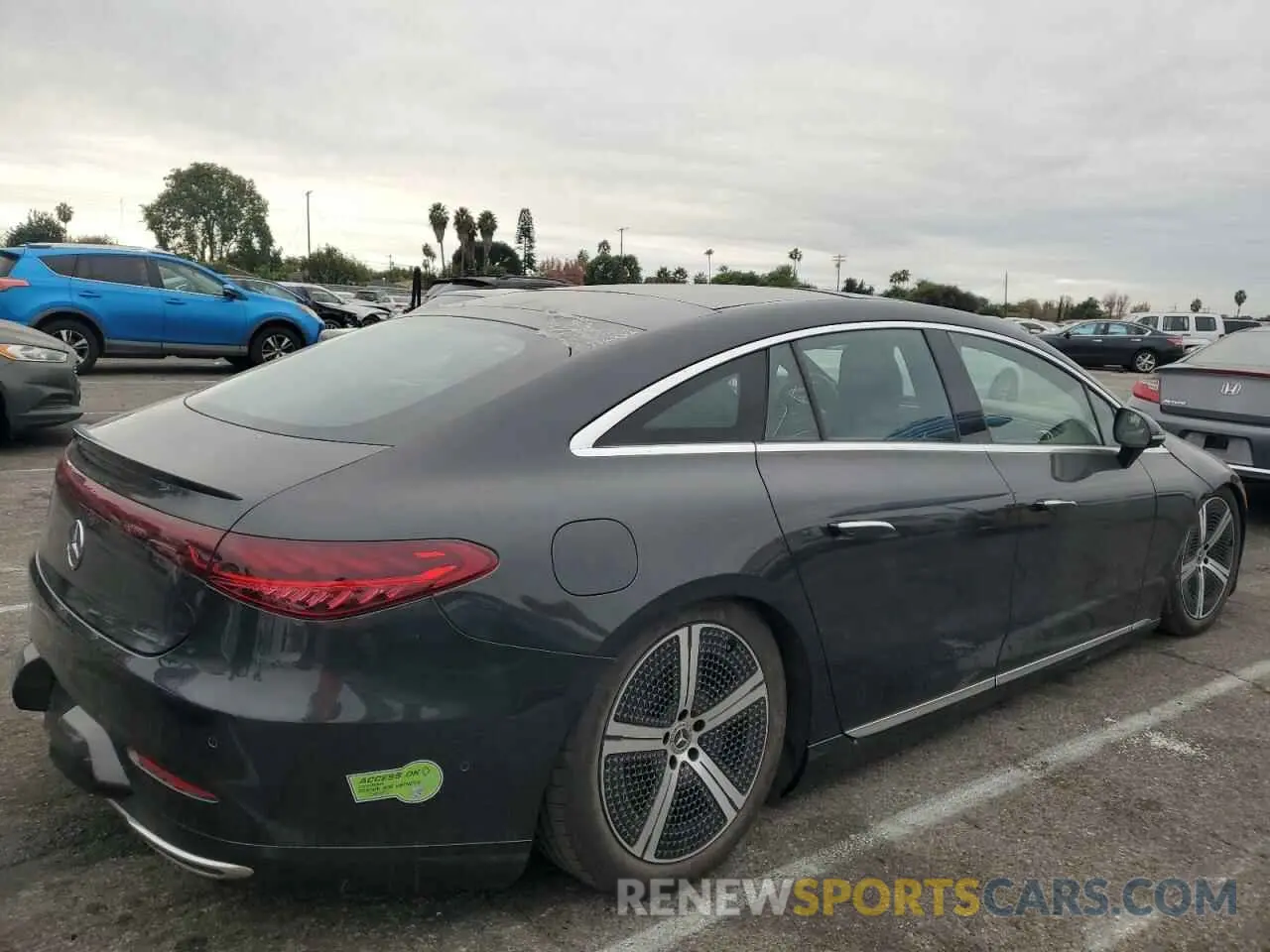 3 fotografías del automóvil dañado W1KCG2DB5PA032372 MERCEDES-BENZ EQS SEDAN 2023