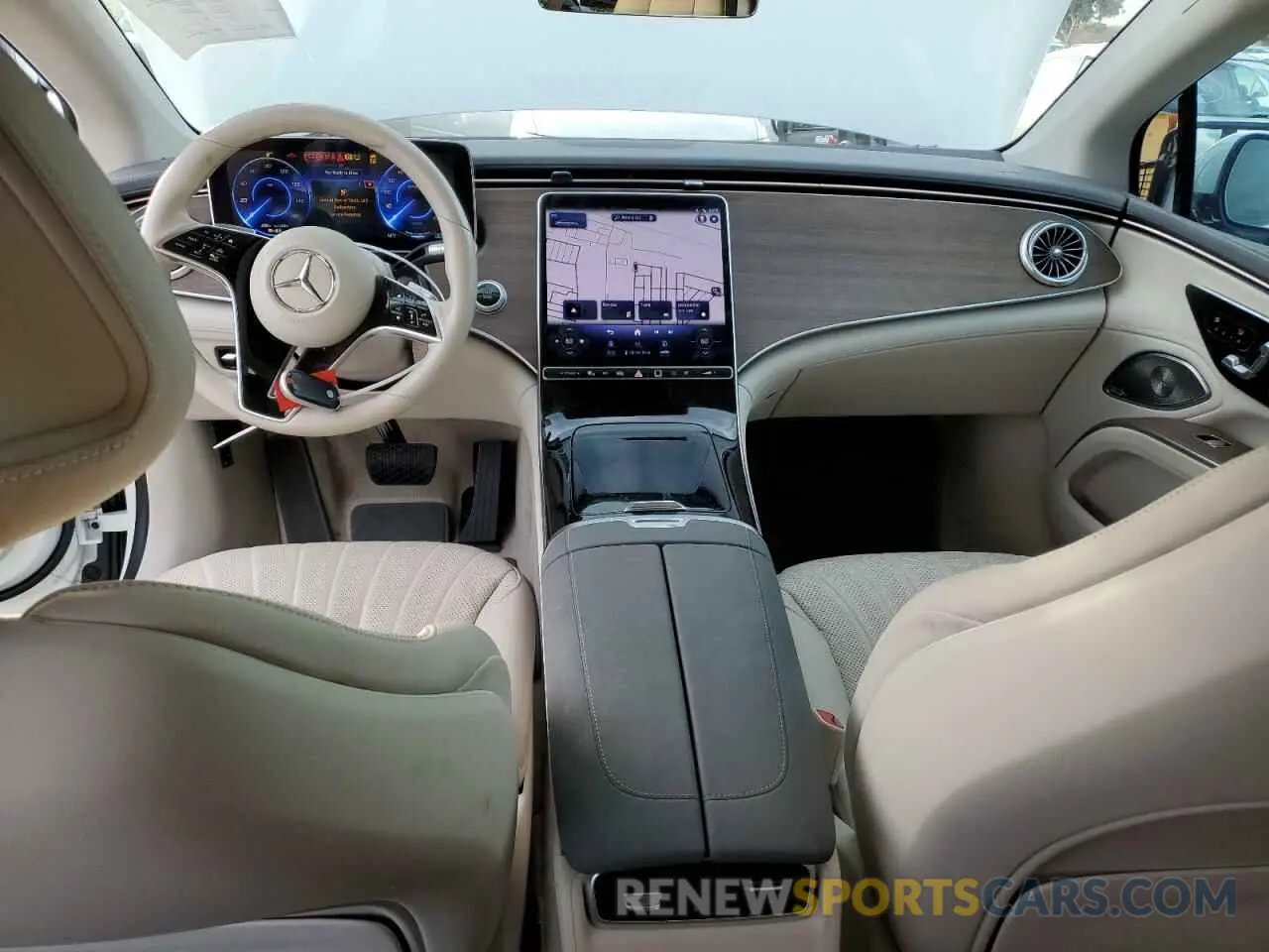 8 fotografías del automóvil dañado W1KCG2DB9PA035341 MERCEDES-BENZ EQS SEDAN 2023
