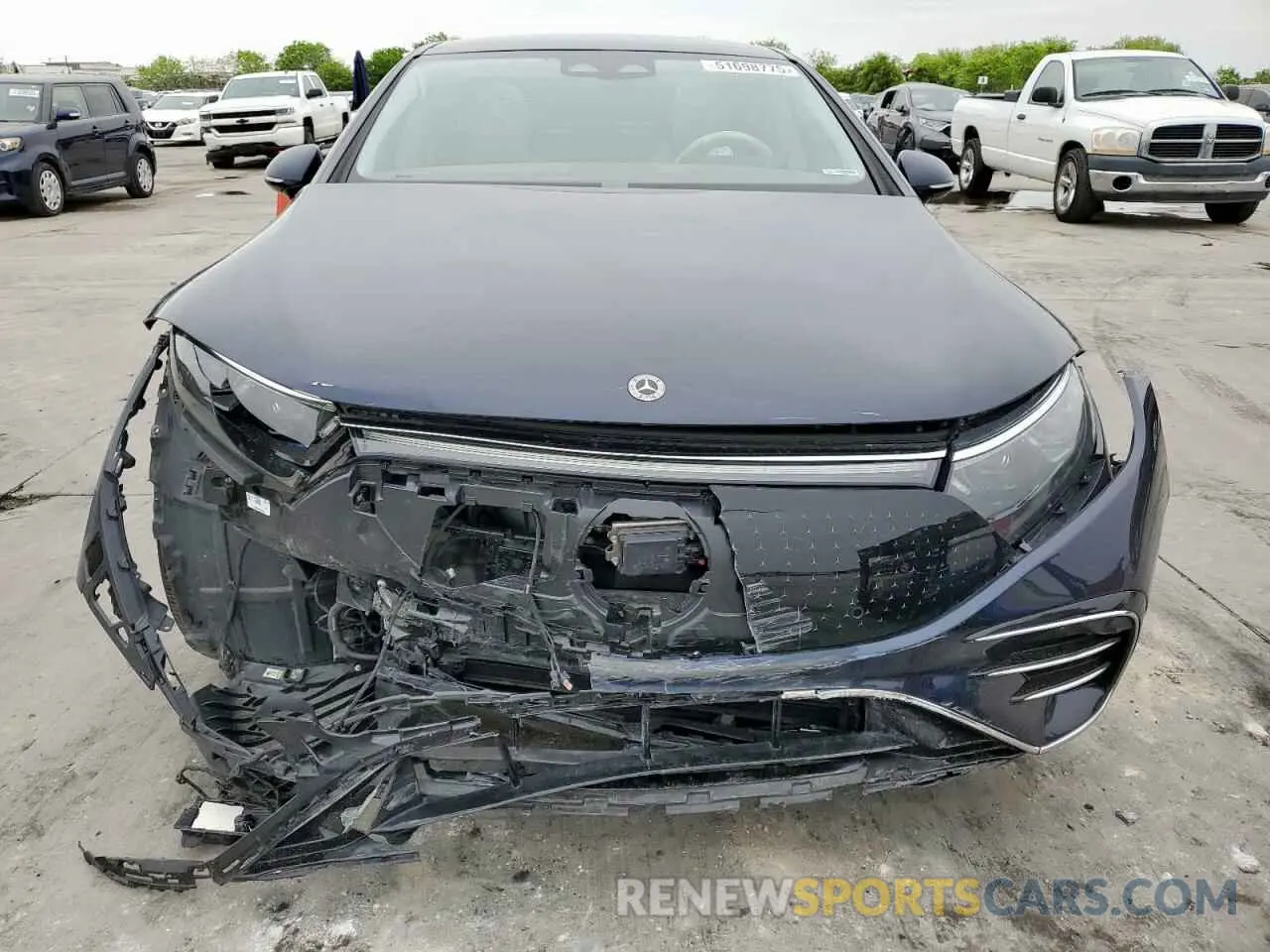 5 fotografías del automóvil dañado W1KCG2EB0PA039681 MERCEDES-BENZ EQS SEDAN 2023