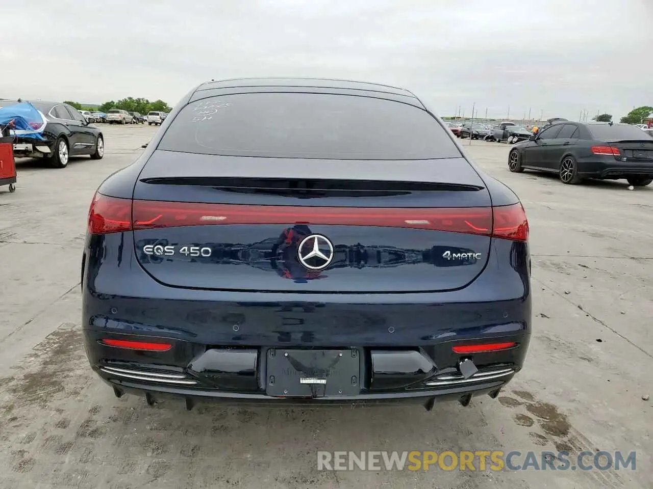 6 fotografías del automóvil dañado W1KCG2EB0PA039681 MERCEDES-BENZ EQS SEDAN 2023