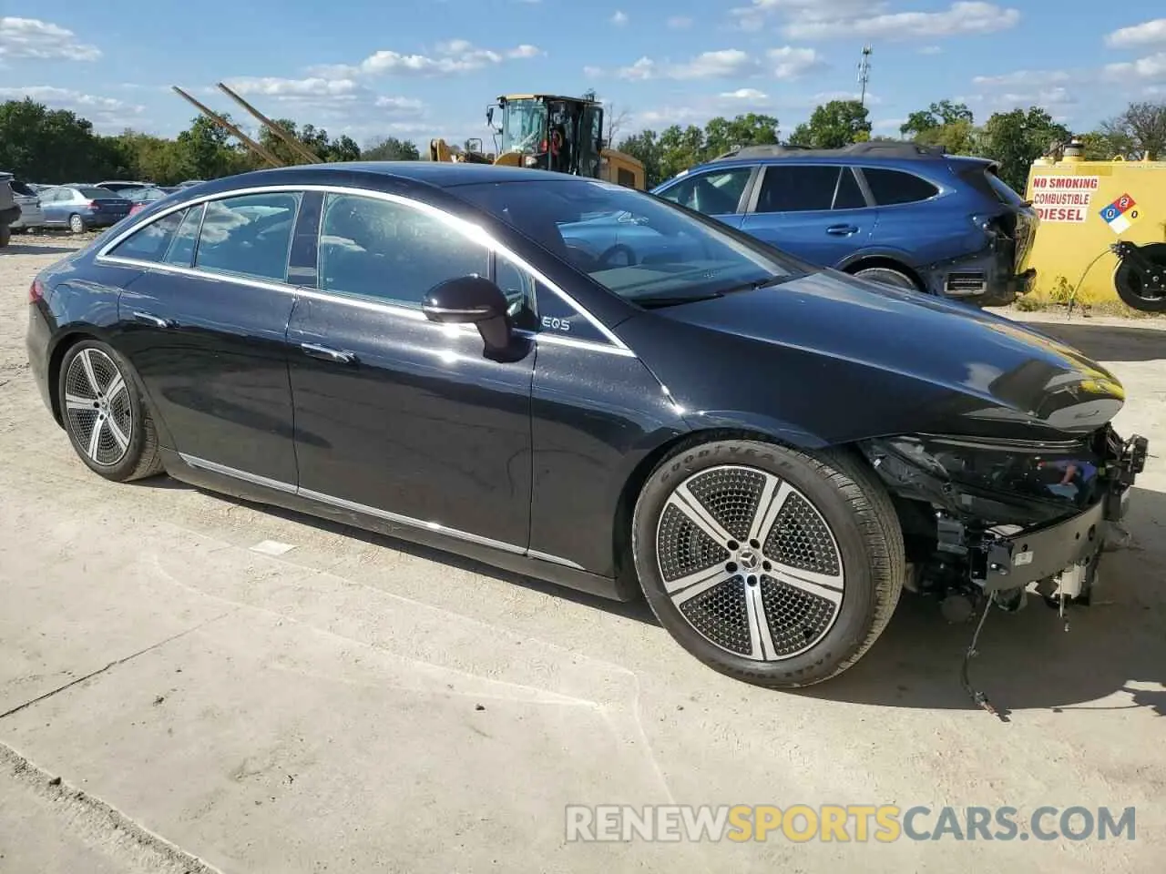 4 fotografías del automóvil dañado W1KCG2EB1PA038099 MERCEDES-BENZ EQS SEDAN 2023