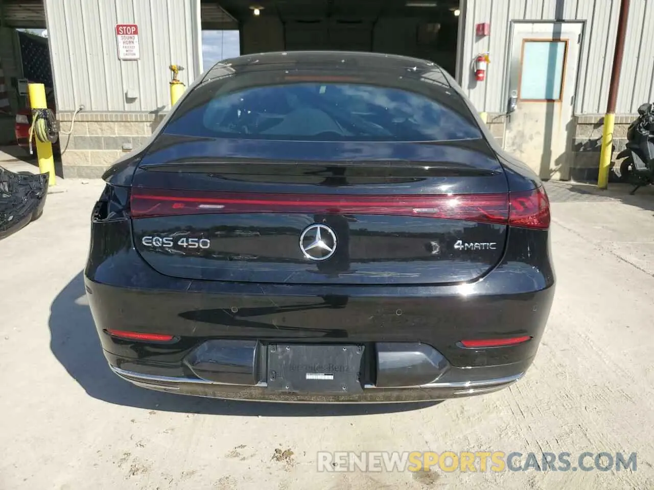 6 fotografías del automóvil dañado W1KCG2EB1PA038099 MERCEDES-BENZ EQS SEDAN 2023
