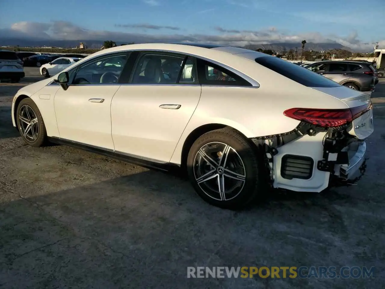 2 fotografías del automóvil dañado W1KCG2EB2PA042307 MERCEDES-BENZ EQS SEDAN 2023