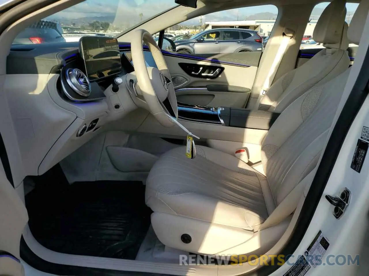7 fotografías del automóvil dañado W1KCG2EB2PA042307 MERCEDES-BENZ EQS SEDAN 2023