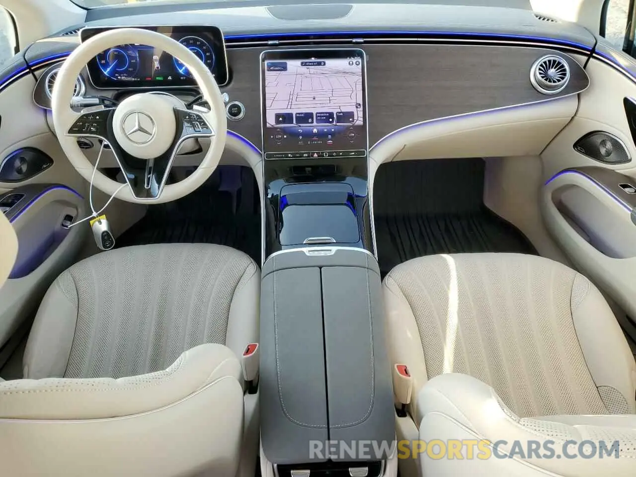 8 fotografías del automóvil dañado W1KCG2EB2PA042307 MERCEDES-BENZ EQS SEDAN 2023
