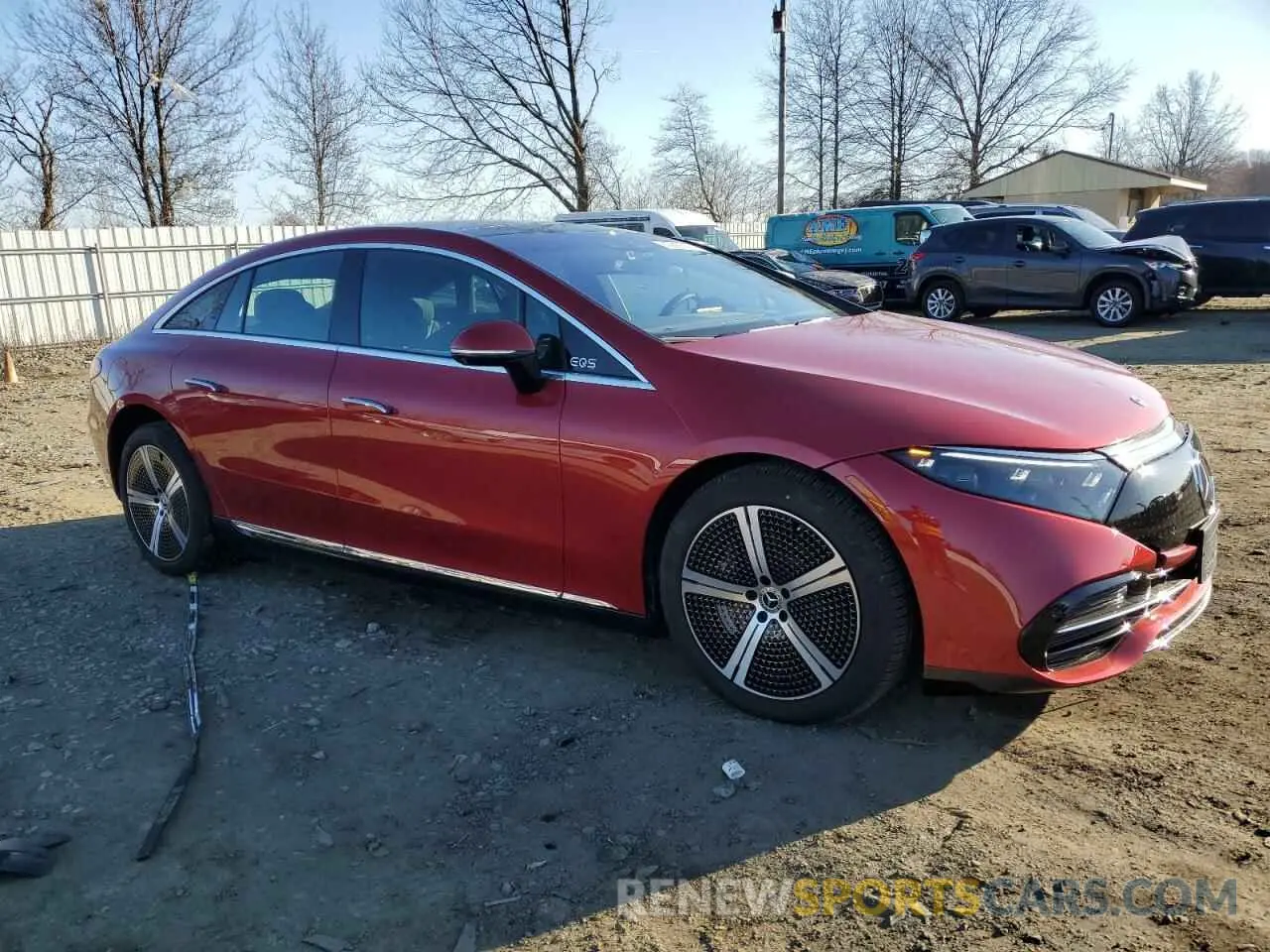 4 fotografías del automóvil dañado W1KCG2EB7PA034400 MERCEDES-BENZ EQS SEDAN 2023