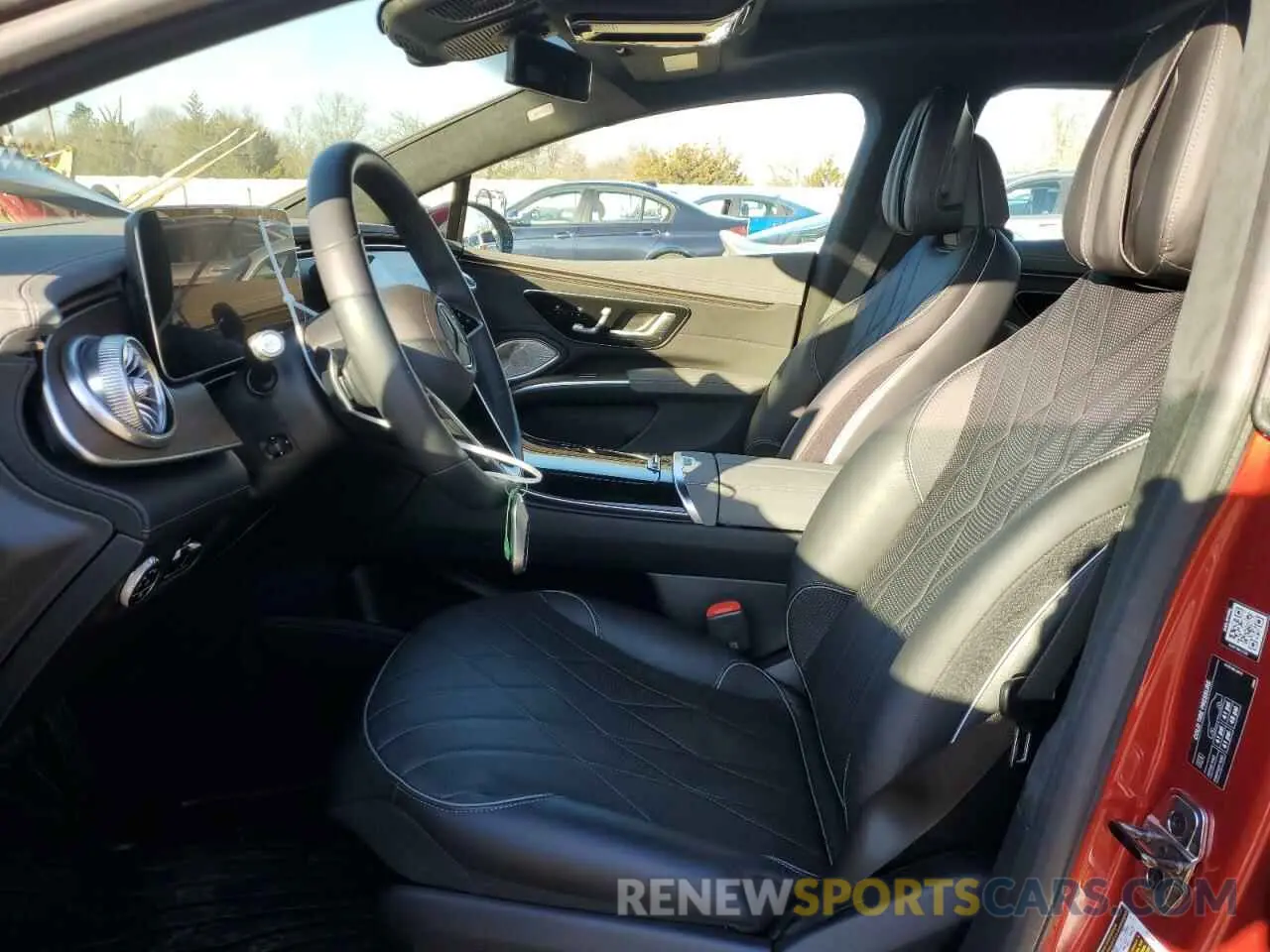 7 fotografías del automóvil dañado W1KCG2EB7PA034400 MERCEDES-BENZ EQS SEDAN 2023