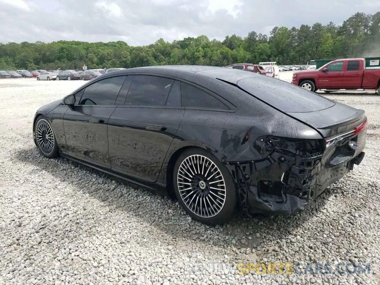 2 fotografías del automóvil dañado W1KCG4EB3PA034504 MERCEDES-BENZ EQS SEDAN 2023