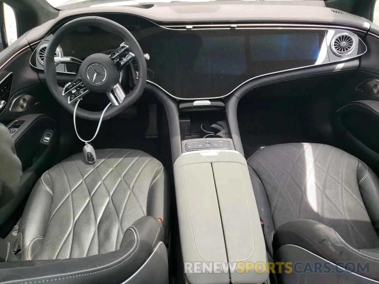 8 fotografías del automóvil dañado W1KCG4EB3PA034504 MERCEDES-BENZ EQS SEDAN 2023
