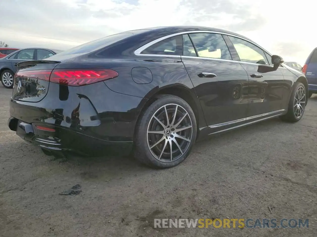 3 fotografías del automóvil dañado W1KCG4EBXPA037836 MERCEDES-BENZ EQS SEDAN 2023