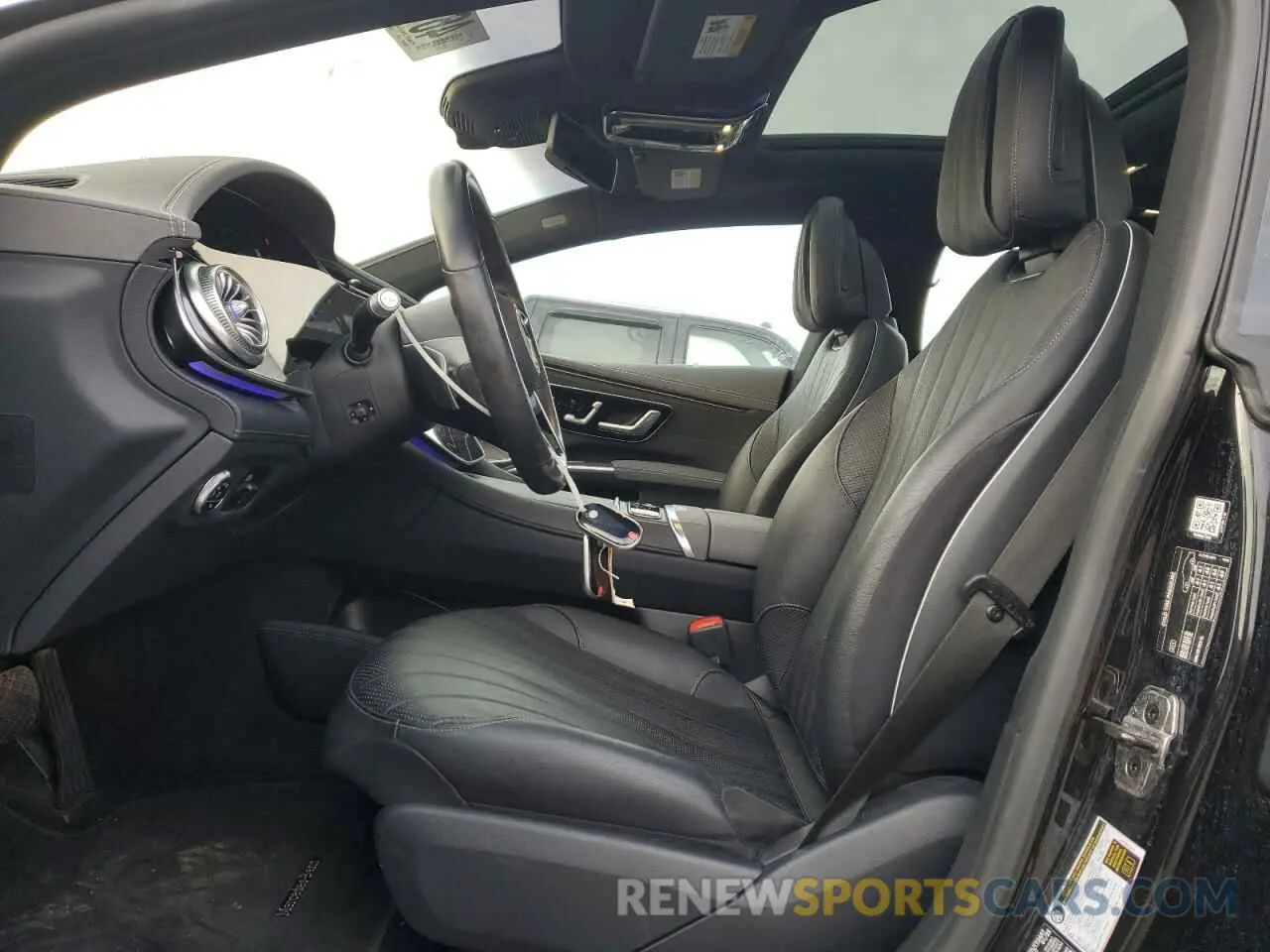 7 fotografías del automóvil dañado W1KCG4EBXPA037836 MERCEDES-BENZ EQS SEDAN 2023
