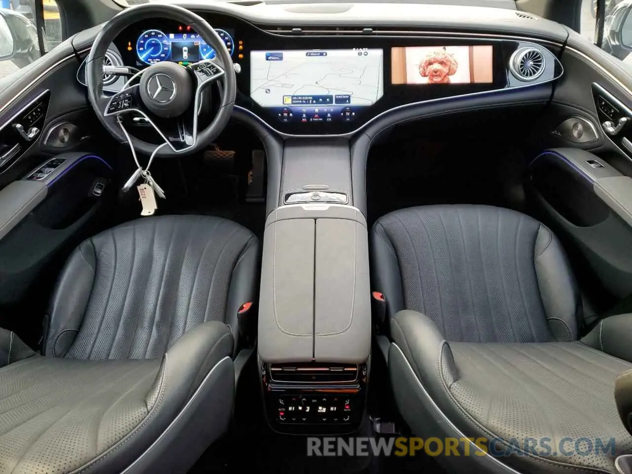 8 fotografías del automóvil dañado W1KCG4EBXPA037836 MERCEDES-BENZ EQS SEDAN 2023