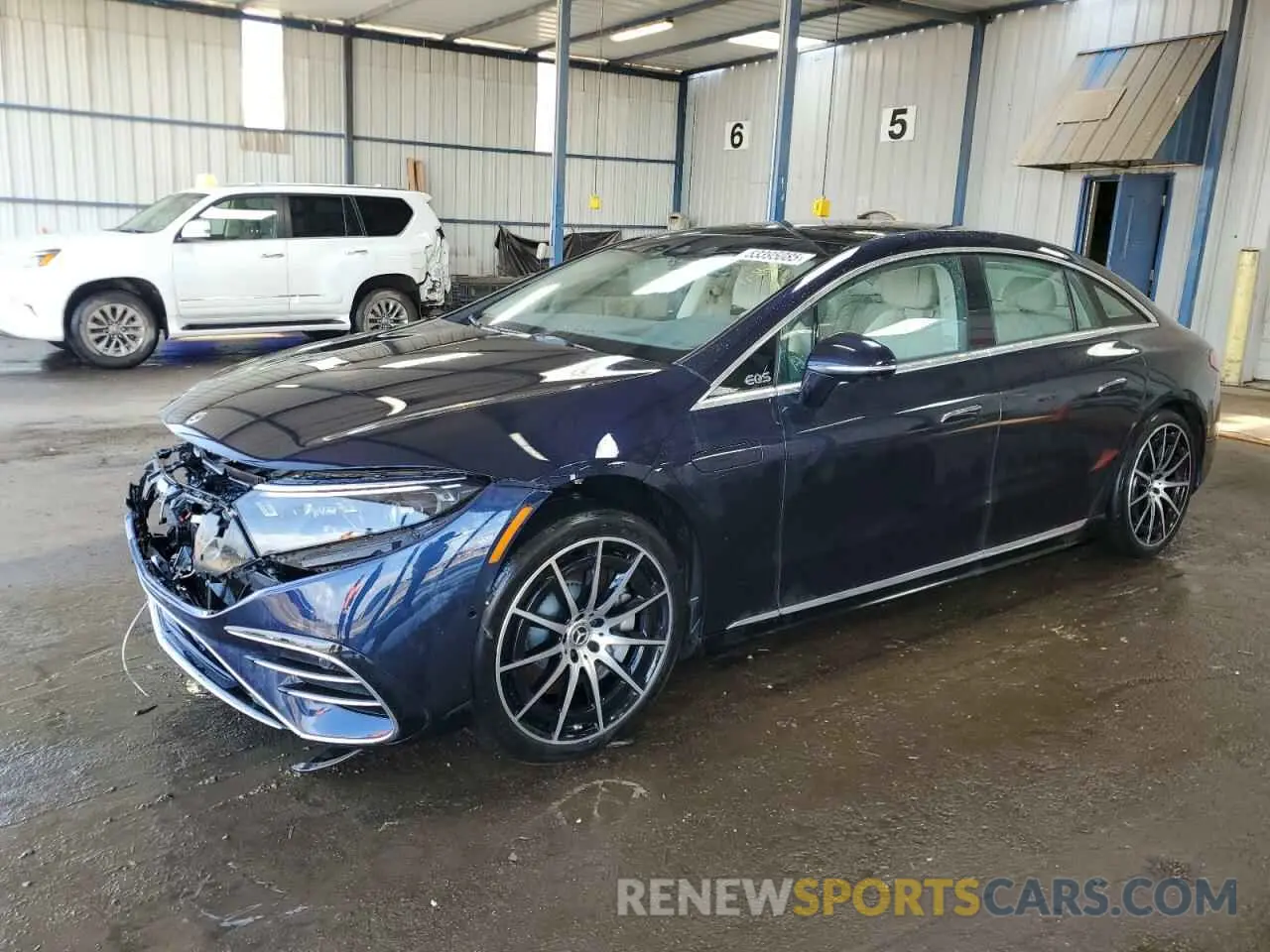 1 fotografías del automóvil dañado W1KCG4EBXPA041367 MERCEDES-BENZ EQS SEDAN 2023