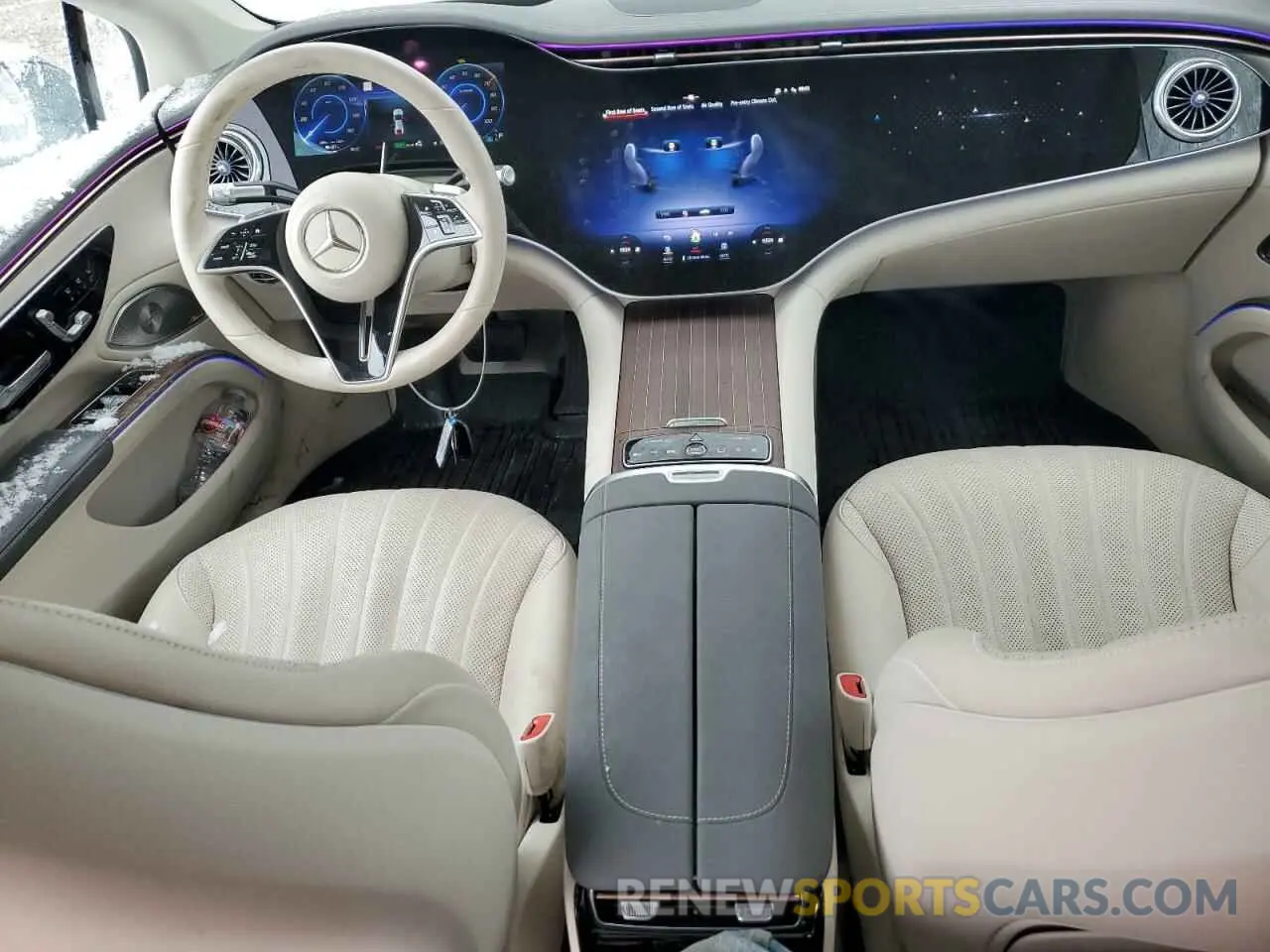 8 fotografías del automóvil dañado W1KCG4EBXPA041367 MERCEDES-BENZ EQS SEDAN 2023